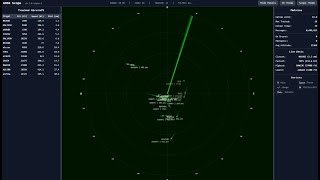 ADSB Live data, KBED area