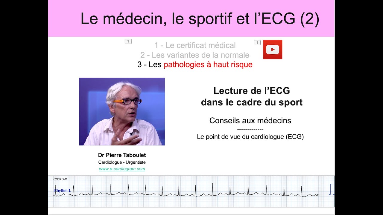 Le médecin, le sportif et l'ECG. 2. Pathologies à haut risque
