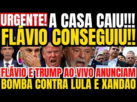 URGENTE! EXPLODE AGORA! O QUE VEIO A TONA É INACREDITÁVEL! TRUMP ATINGE LULA XANDÃO FLÁVIO CONSEGUIU