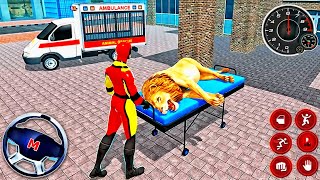 Light Speed Robot Hero Animal Rescue Mission - 911 Ambulance Cars - Best Android GamePlay screenshot 4