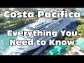 Costa Pacifica Cruise Ship - Video Tour - All Decks and 2 Cabins