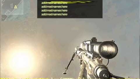 Mw2 Black And Yellow Menu Base{PC}