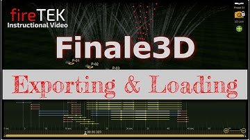 fireTEK Instructional Video:  Finale3D - Exporting & Loading Scripts