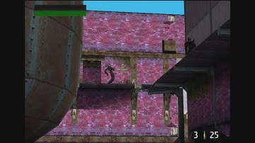 TimeSplitters 1 - How to Unlock Infinite Ammo Cheat & Bank Map (Chemical Plant Normal in under 1:30)