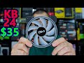 $35 aRGB Fans | GIM KB-24 Review | Install Guide, Airflow Test & RGB