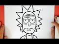 HOW TO DRAW RICK FROM RICK AND MORTY