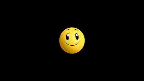Smiling face with tear