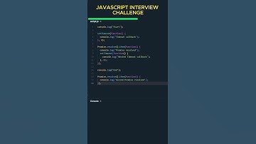 JavaScript Coding Challenge - EventLoop order 👀 #javascript  #coding  #shorts