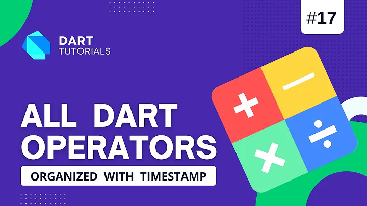 All Operators in Dart | Dart Operators | Dart Tutorial #17