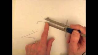 constructing an angle without using a protractor