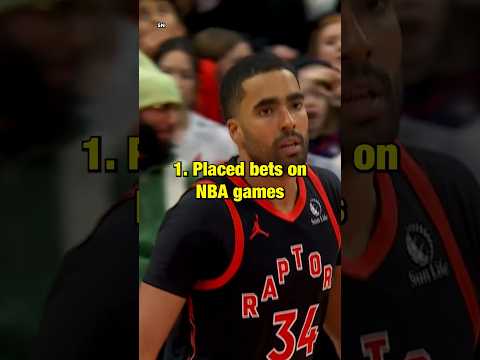 Jontay Porter is BANNED from the NBA 🚨 #shorts #basketball #nba #raptors #highlights #betting