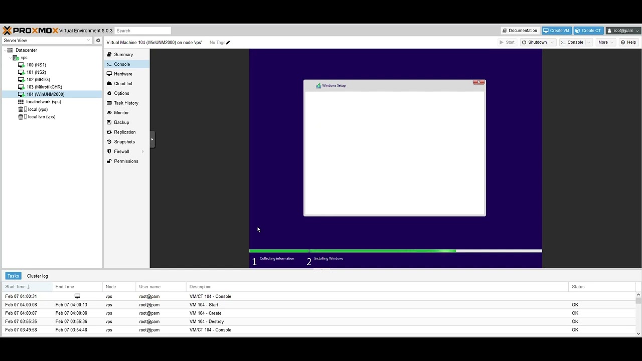 ProxMox - CreateVM Install Windows - YouTube