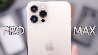 Gold iPhone 12 Pro Max Unboxing, First Impressions, & Cases
