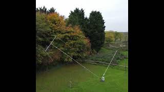 Raising the Tower
This is 2 x Scaffold poles and a lot of rope with a winch doing the lifting / lowering. Raising the Tower
