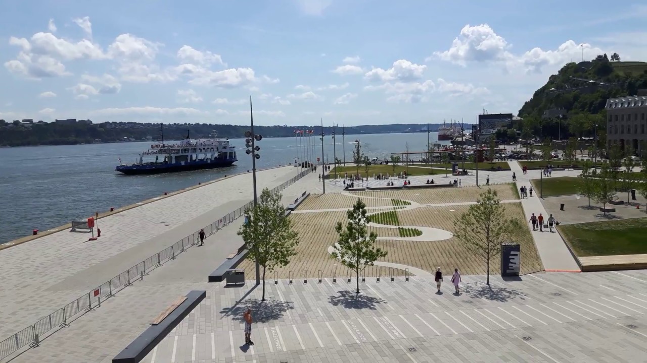 La nouvelle place des Canotiers dans le Vieux Québec.