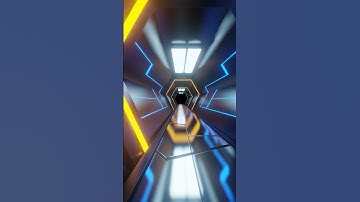 Sci-Fi Tech Tunnel Seamless Loop Preview | Background | Screensaver #shorts