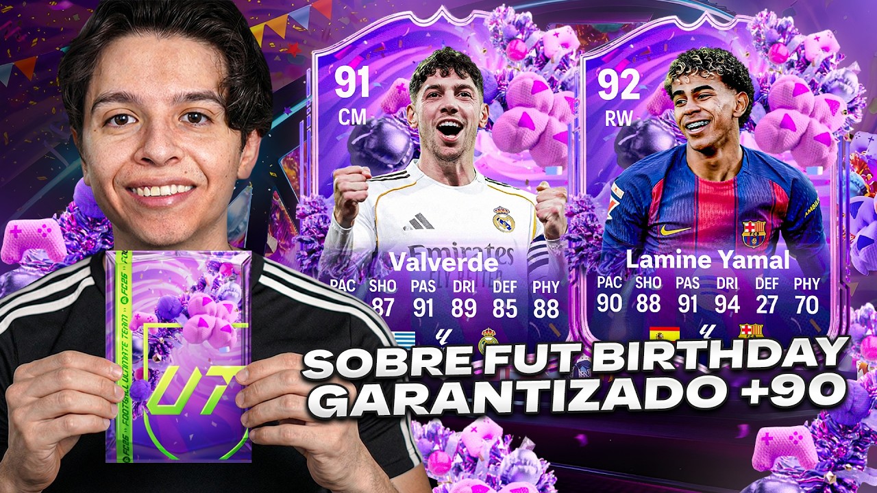 ABRIENDO SOBRES DEL EQUIPO 1 DE FUT BIRTHDAY ASEGURADO 90+ | VALIO LA PENA EL OBJETIVO?