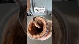 27g Protein Chocolate Peanut Butter Ice Cream NO PROTEIN POWDER Ninja Creami Recipe #ninjacreami