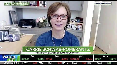 Charles Schwab Foundation President Carrie Schwab Pomerantz On Importance Of Financial Literacy