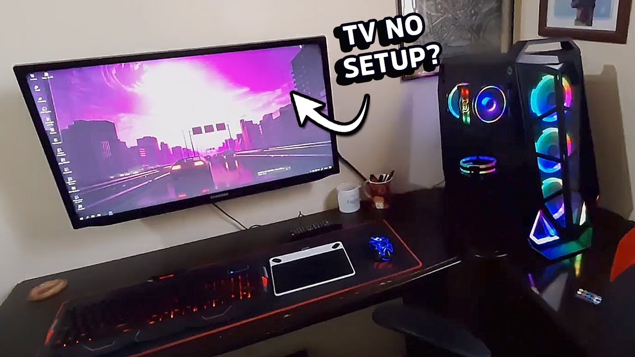 USAR TV COMO MONITOR NO PC VALE A PENA? Vantagens e Desvantagens