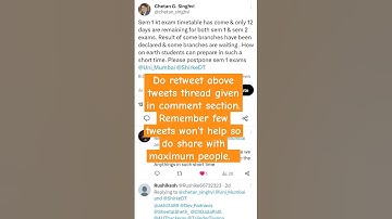 Sem 1 kt exams postponed??#mumbaiuniversity #firstyearengineering #sem2 #shorts