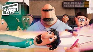 Flint's Invention Destroys Sardine Land | Cloudy With a Chance of Meatballs (Bill Hader, Anna Faris)