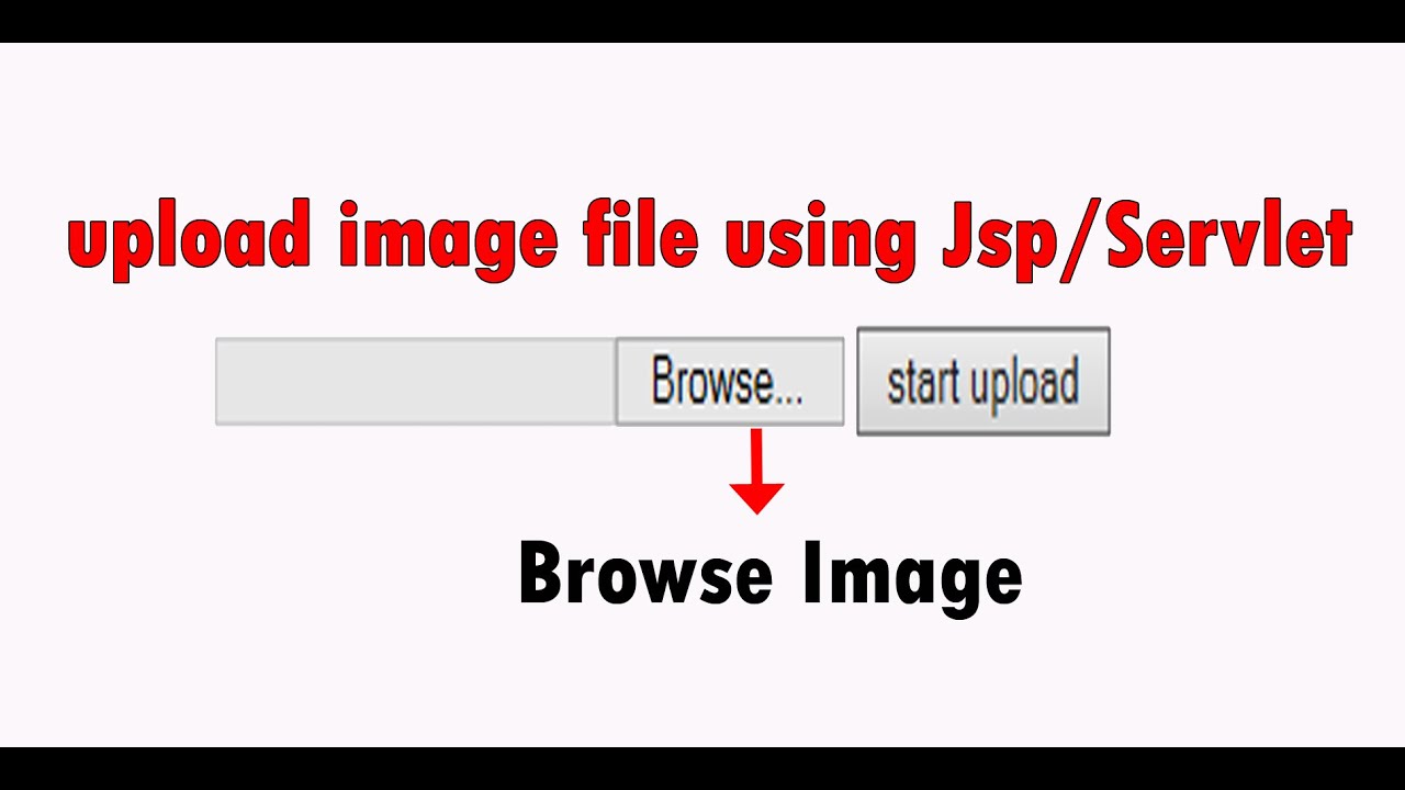 How To Upload Image File Using Jsp Servlet YouTube