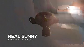 How to create a REALISTIC SUN | Blender Tutorial