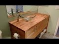 Modern Vanity - Finishing and Installation