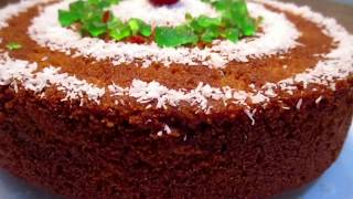 Suji biscuit chocolate cake / eggless chocolate cake without oven, maida, cocoa powder , butter...