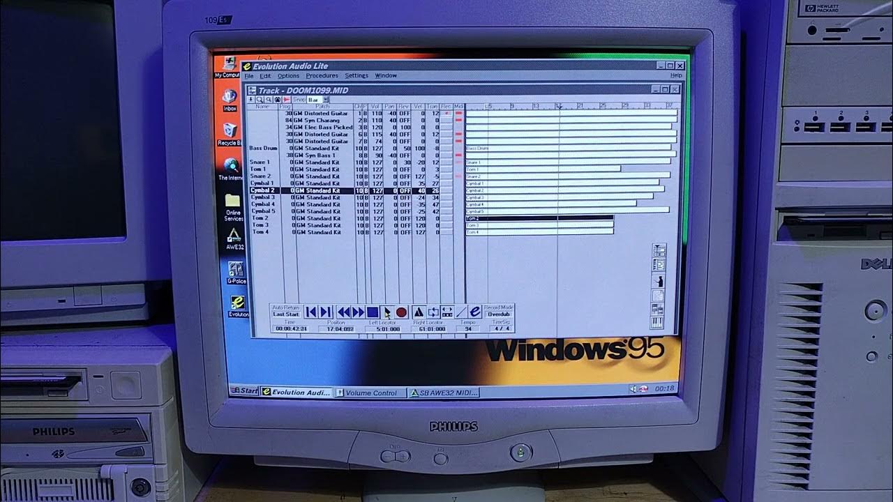 Doom E1M1 SAA1099 soundfont + OPL drums YouTube