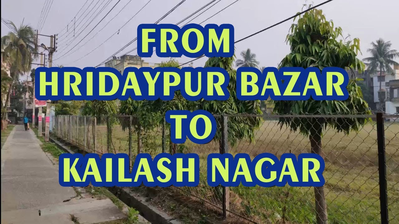Unique walking video from Hridaypur Bazar to Kailashnagar