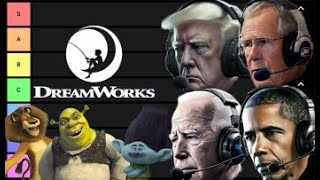 US Presidents Make a Tier List | DreamWorks Franchises Movies | (AI Voice Meme)