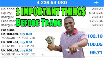 Two important things to do before trade forex explained by Ref Wayne