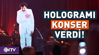 Müslüm Gürses'in Hologramı Şarkı Söyledi! | NTV Resimi