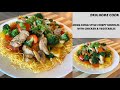 How to make hong kong style crispy noodles nest with chicken at home  delicious  easy to make