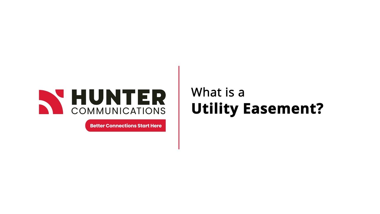 What is a utility easement? YouTube