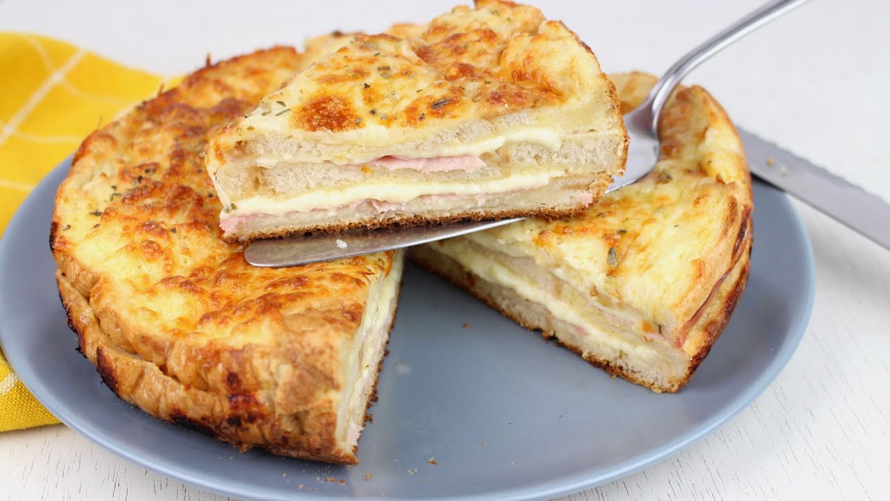 🥪🧀Sandwich GIGANTE en olla GM🧀🥪 | Pastel sandwich fácil y delicioso