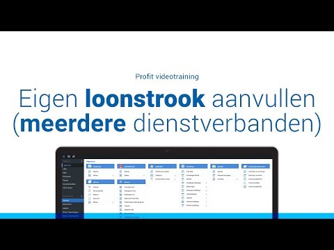 Eigen loonstrook aanvullen (meerdere dienstverbanden)