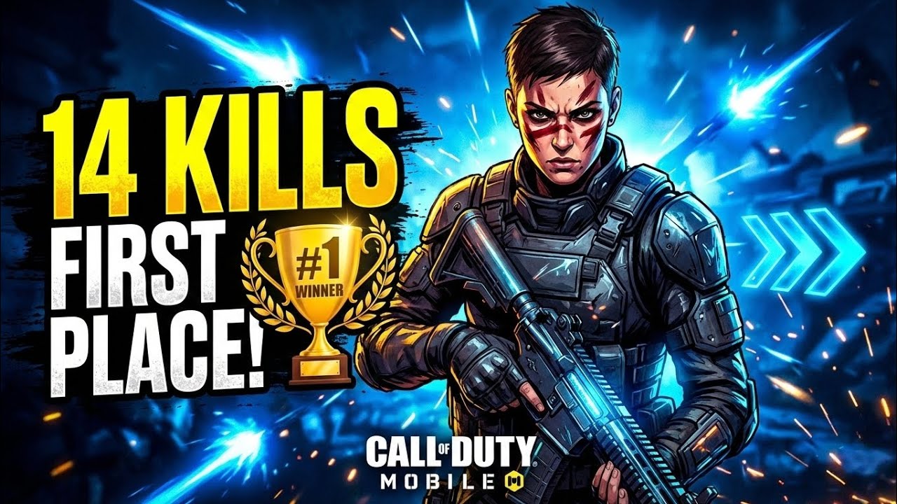 14 KILL || FIRST PLACE || BATTLE ROYAL || CALL OF DUTY MOBILE GAME || 