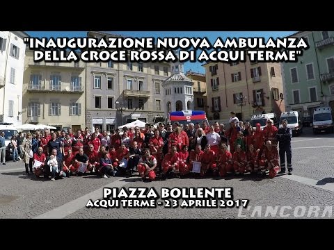 Acqui Terme - inaugurazione ambulanza della Croce Rossa