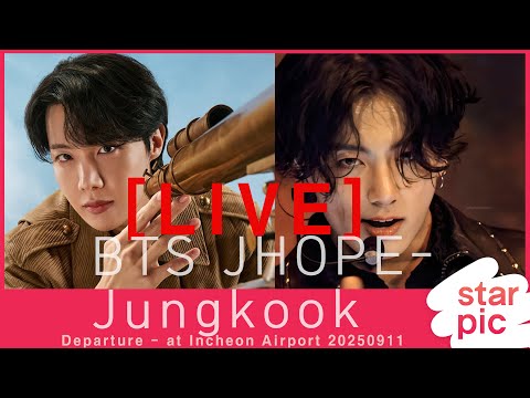 BTS JHOPE-Jungkook Departure - at Incheon Airport 20250011