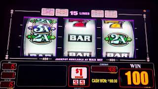 3-ReeL Jackpot Hand-pay! Lucky Comeback!! In Las Vegas Casino