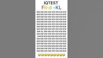 Find the hidden number KL. #find #riddles #oddoenout #hidden #123go #iqtest #search #puzzle #maths