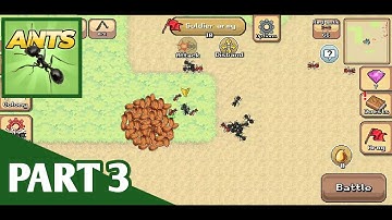 Pocket Ants: Colony Simulator | Walkthrough Gameplay Part 3 | (iOS,Android)