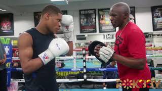 Mayweather Sr training Undefeated Devin Haney for Upcoming Fight. Sept.28. 2018
