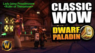 Dwarf Paladin - Lady Jaina Proudmoore (RP leveling) // WoW Classic