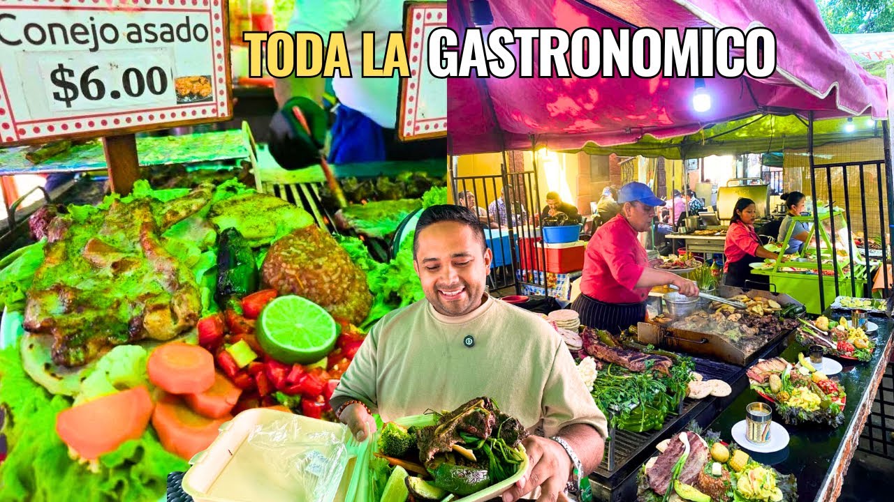 TODA LA GASTRONOMÍA DE EL SALVADOR EN UN SOLO PUEBLO famoso festival de Juayua 