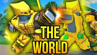 Using THE WORLD In Different Roblox JoJo Games screenshot 4