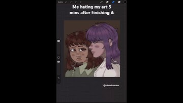 Me hating my art 5 minutes after finishing it #rendering #render #procreate #drawing #art